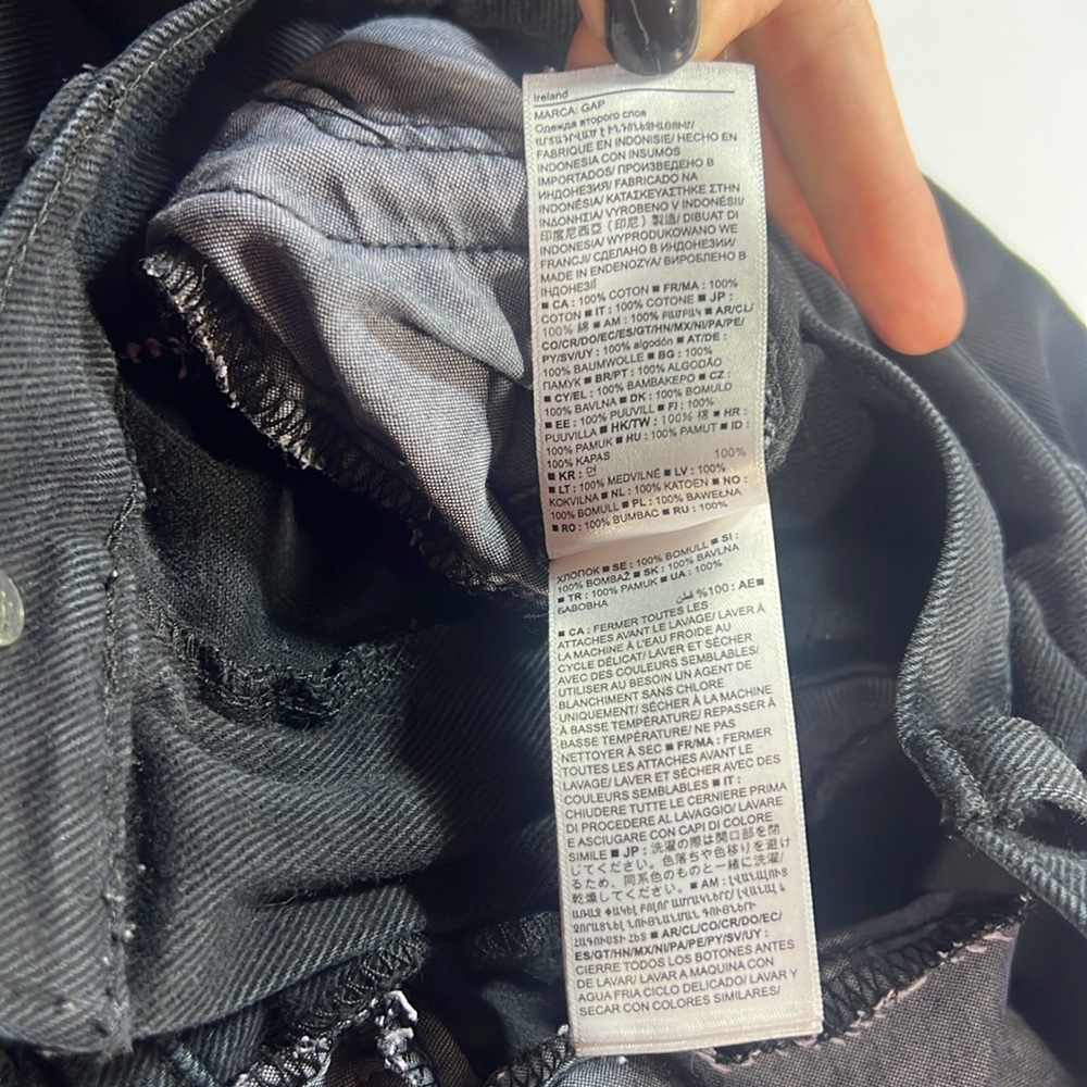 Gap high rise wide leg jeans size 0/25 - Picture 3 of 11